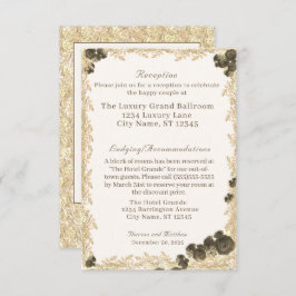 Ornate Ro katolskt visitkort Tilläggskort