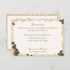 Ornate Ro katolskt visitkort Tilläggskort