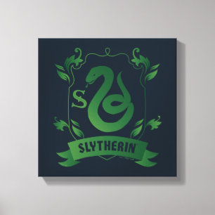 Ornate SLYTHERIN™ House-Vapensköld Canvastryck