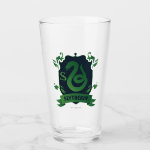 Ornate SLYTHERIN™ House-Vapensköld Glaskopp