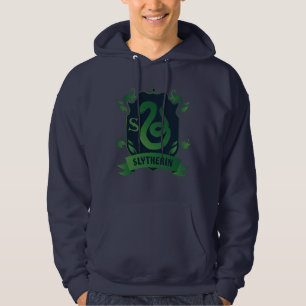Ornate SLYTHERIN™ House-Vapensköld Hoodie
