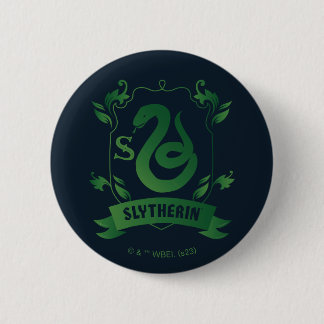 Ornate SLYTHERIN™ House-Vapensköld Knapp