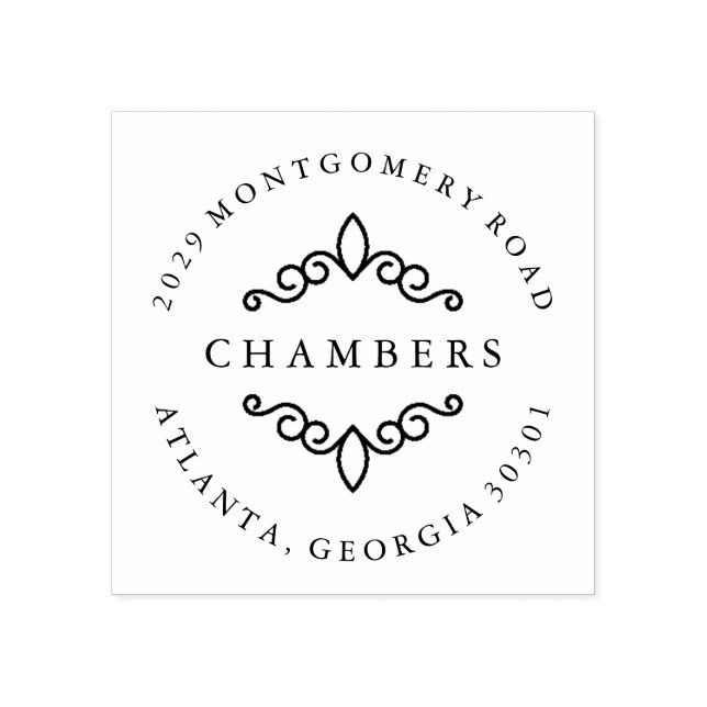 Ornate Stämpel (Tryck)