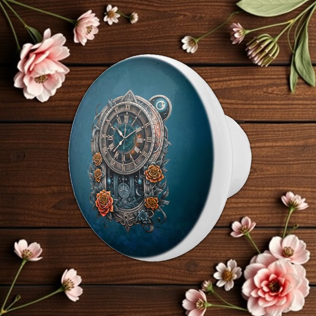 Ornate Steampunk Clock med Ro. Knopp (Skapare uppladdad)