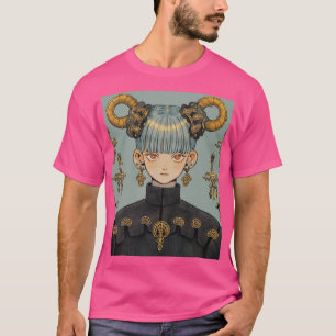 Ornate Steampunk Fantasy Anime Girl T Shirt