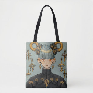 Ornate Steampunk Fantasy Anime Girl Tygkasse