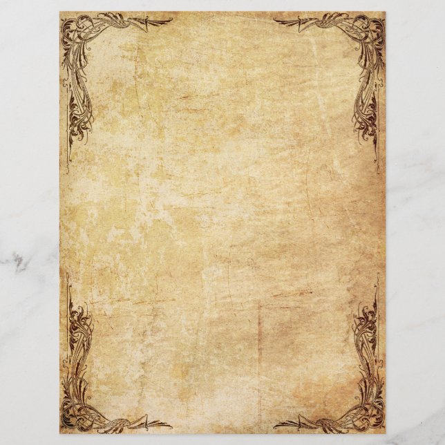 Ornate Vintage Letterhead (Framsida)