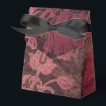Ornate Vintage Snöre Damask Presentaskar<br><div class="desc">Mönsterfodruta för grå snöre-dammmönster i koppar-,  burgundy- och svarta accenter.</div>