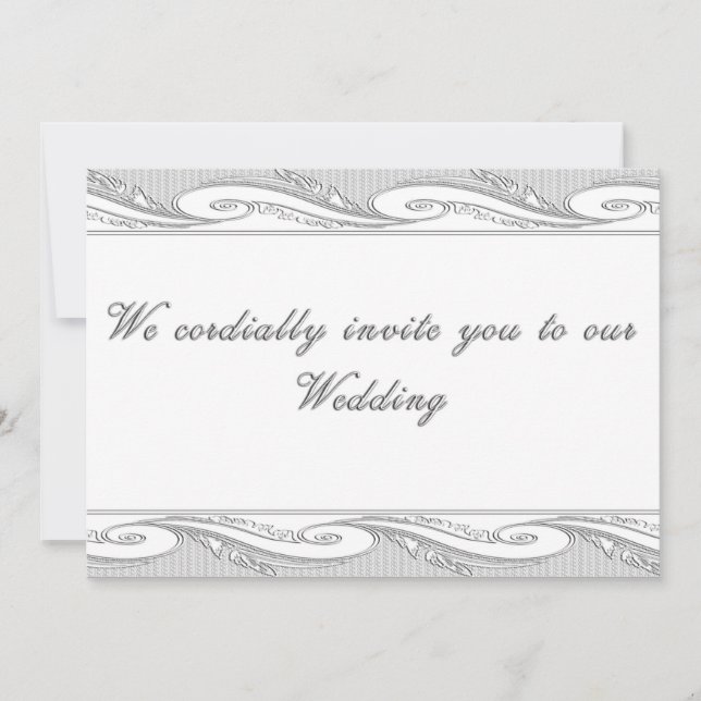 Ornate Wedding-inbjudan Inbjudningar (Framsida)