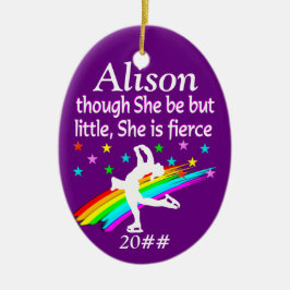 ORNATION FÖR LITEN MEN BRA SKATER-ANPASSNINGSBAR JULGRANSPRYDNAD KERAMIK