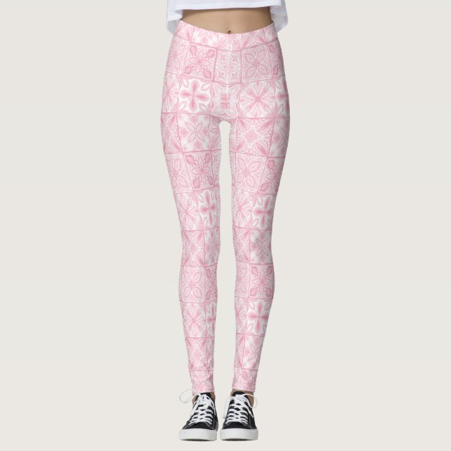 Ornatplattor i rosa leggings (Framsida)