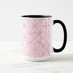 Ornatplattor i rosa mugg