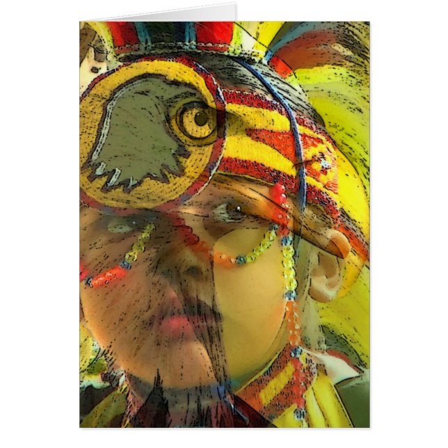 ÖRNbarnANDEN VÄGLEDER Hälsningskort (Framsidan)