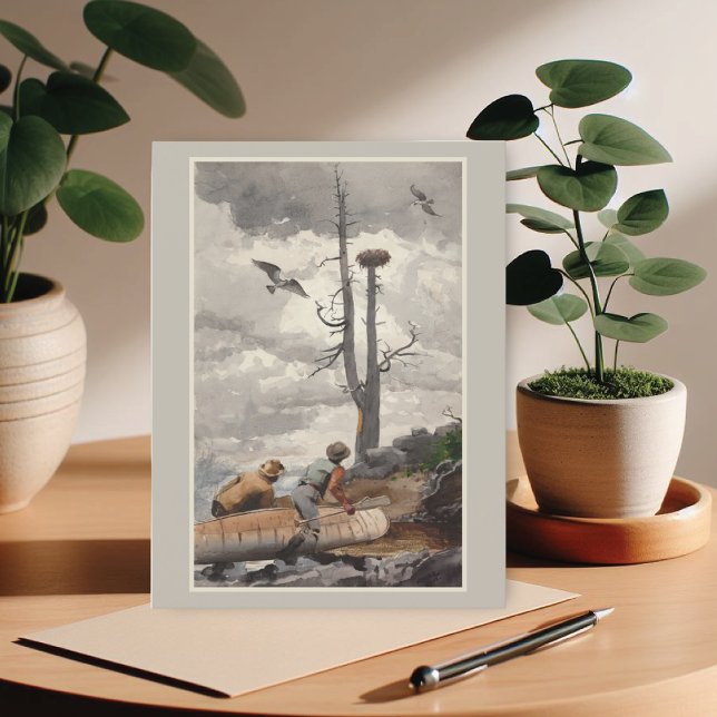 Örnbo Winslow Homer konst vykort (Skapare uppladdad)