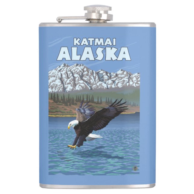 Örndykning - Katmai, Alaska Fickplunta (Framsidan)