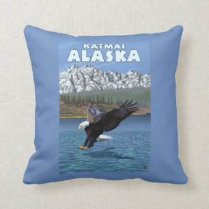 Örndykning - Katmai, Alaska Kudde