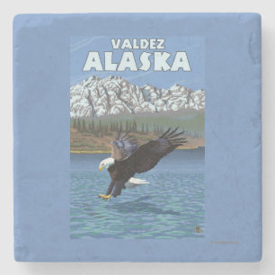 Örndykning - Valdez, Alaska Stenunderlägg