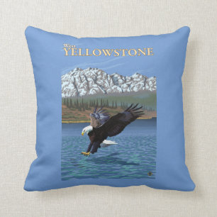 Örndykning - västra Yellowstone, MT Kudde