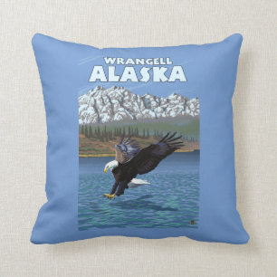 Örndykning - Wrangell, Alaska Kudde