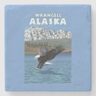Örndykning - Wrangell, Alaska Stenunderlägg