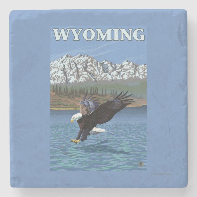 Örndykning - Wyoming Stenunderlägg (Framsidan)