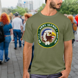 Örnemblem USA-flagga | DD 214 Armé Alumni T Shirt