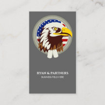 Örnemblem USA Flagga Vertikal