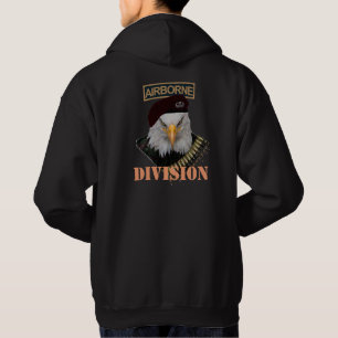 Örnen för armén för luftburen uppdelning täck sweatshirt