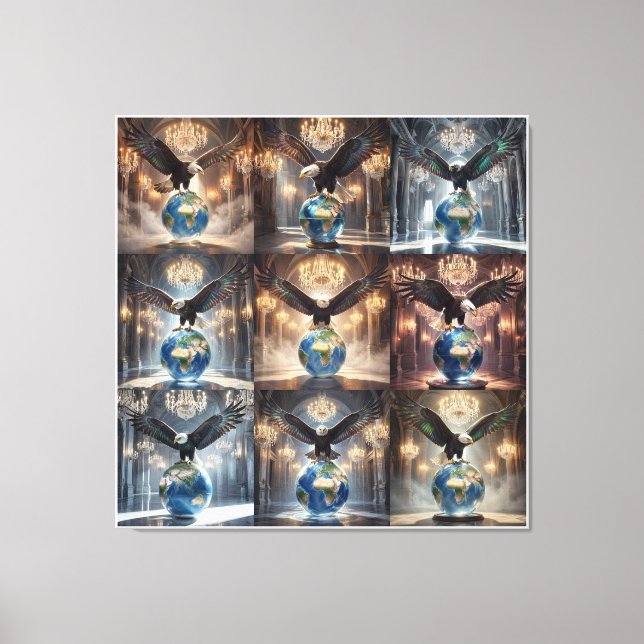 Örnen har landat IX Canvastryck (Framsida)