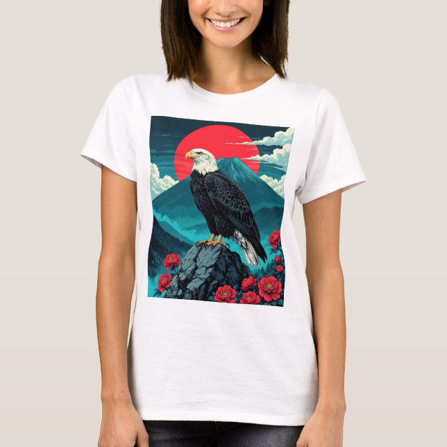 Örnen på berget t shirt (Framsida)