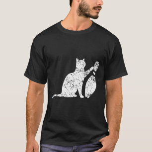 Ornery Alley Cat Tipping Bowling Pin Funny Team Gi T Shirt