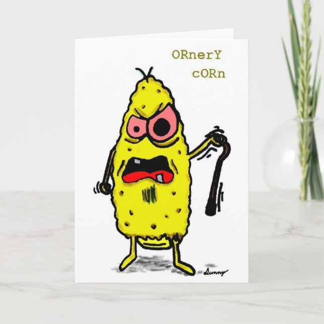 Ornery Maj Greeting Card Kort (Framsida)