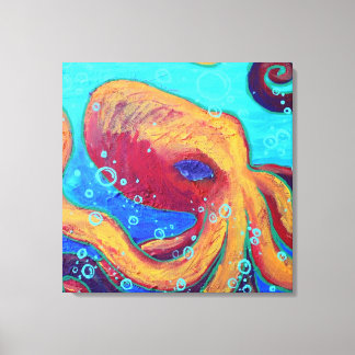Ornery Octopus Wall Art Canvastryck