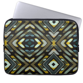 Örnfjädrar Jordnära Mönster Laptop Fodral