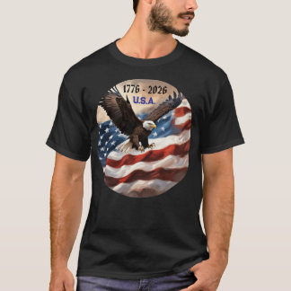 Örnflagga Semiquincentennial Americas 250 T-shirt