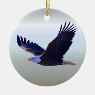 Örnflyg Julgransprydnad Keramik