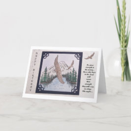 Örnfödelsedagkort Kort