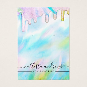 Örning av holografisk Glitter-drivrutin för havets Visitkort