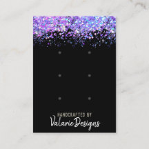 Örning Stud Card Faux Rainbow Metalitic Glitter