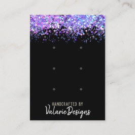 Örning Stud Card Faux Rainbow Metalitic Glitter Visitkort