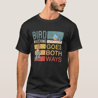 Ornitologisk Fågelskådning går åt båda sätten T Shirt