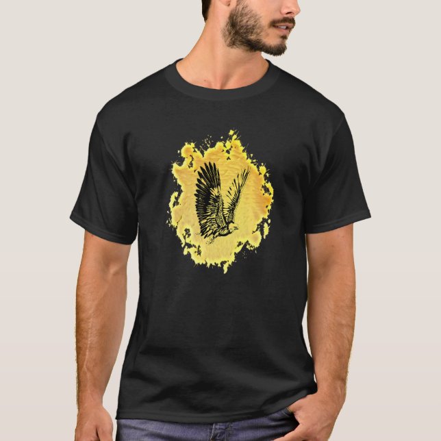 Örnmotiv Rovfågel  2 T Shirt (Framsida)