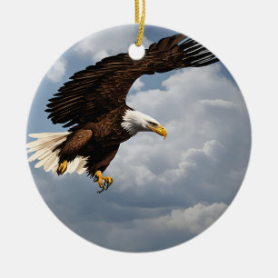 Örnornament Julgransprydnad Keramik