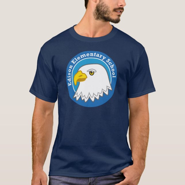 Örnskjortor (mörk) tee shirt (Framsida)