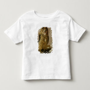 Örnuggla och katt med döda råttor tee shirt