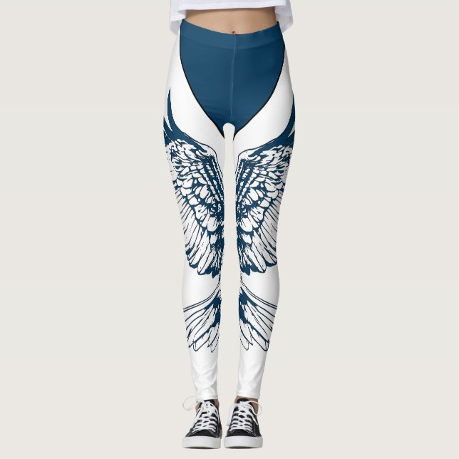 Örnvingeskiss Leggings för 4:e Juli (Framsida)