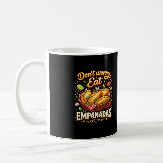 Oroa dig, ät Empanadas Kaffemugg (Vänster)