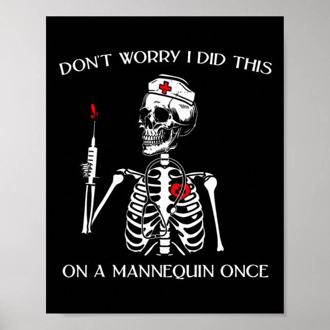 Oroa dig inte att jag gjorde det här på en Mannequ Poster (Framsidan)