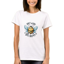 Oroa dig inte Bee Lycklig