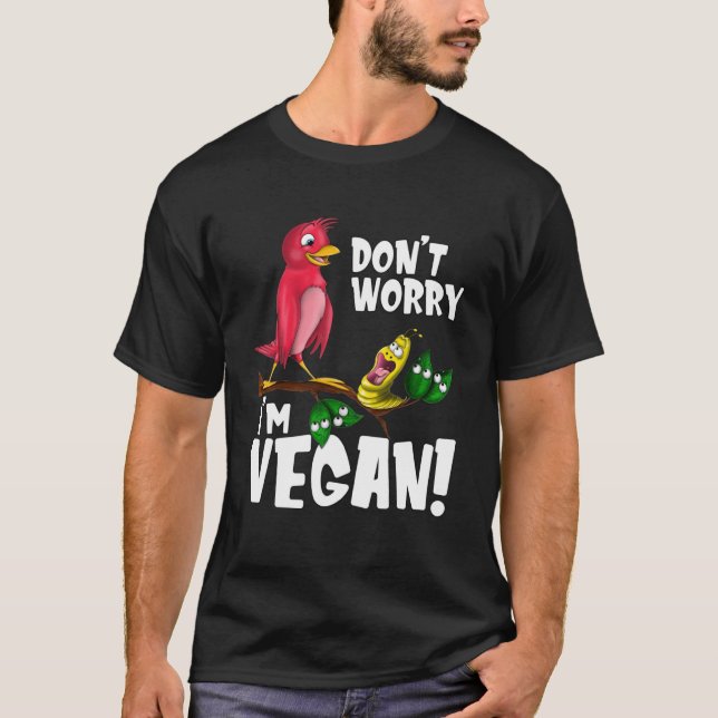 Oroa dig inte för att jag är Vegan... - Lilla Vega T Shirt (Framsida)